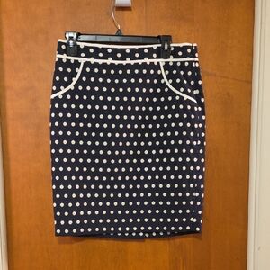 Limited Navy Polka Dot Skirt 6